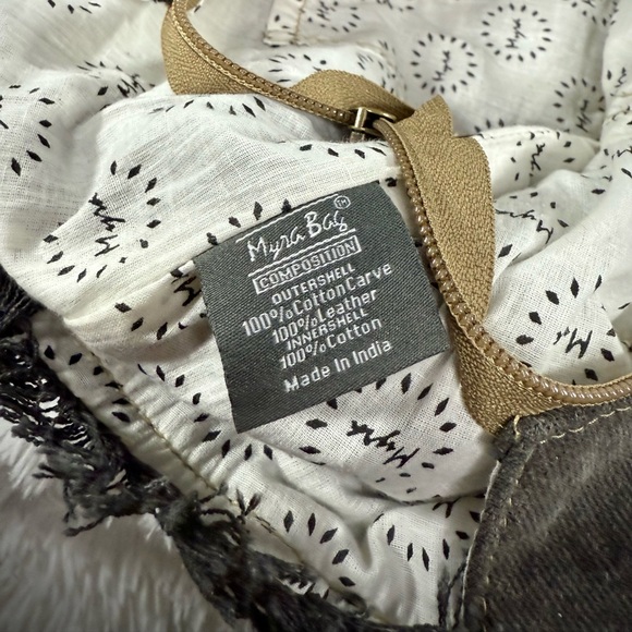 SOLDMyra‎ Bag Artemis Canvas & Hairon Bag S-5204 - Picture 12 of 14